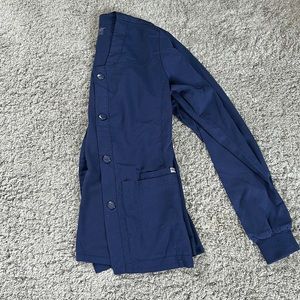 Navy Scrub Top - XS